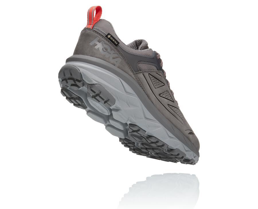 Hoka One One Trail Schoenen Heren - Challenger Laag Gore-Tex - Grijs - IK1836754